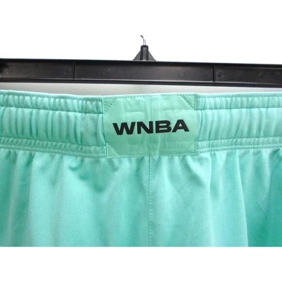 RARE Nike New York Liberty WNBA Team Issue Shorts Mint Green Women Size XL (38) - Picture 6 of 8